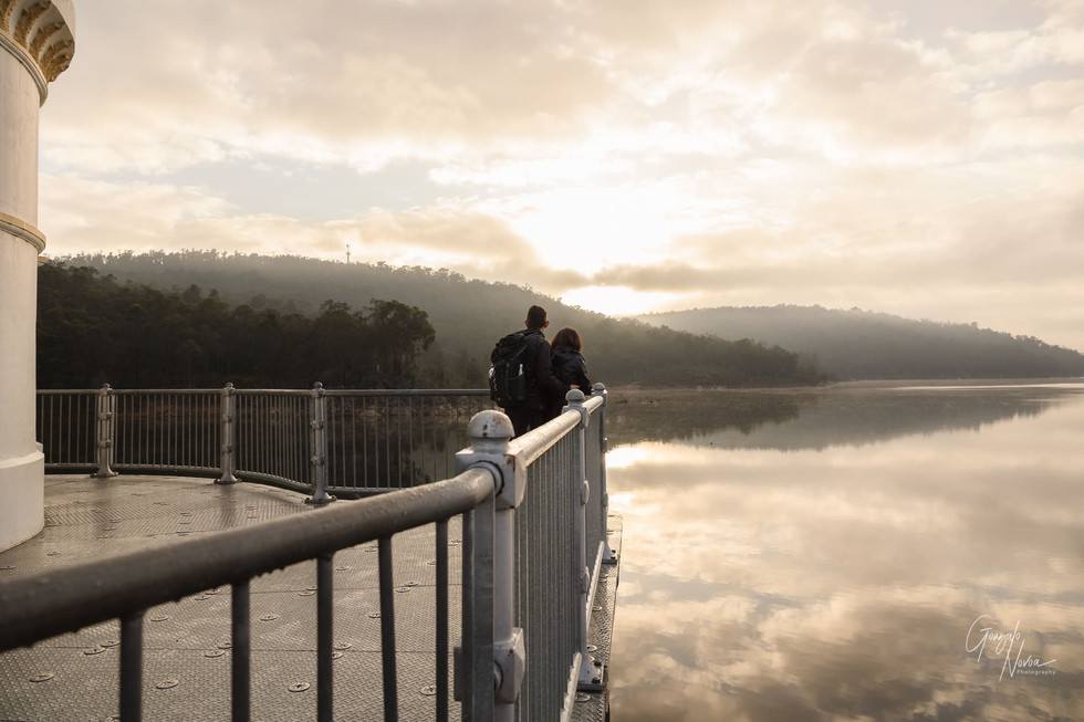 What a start of a morning 🤩 Sunrise magic begins. Maria and Fabio observing the beautiful sunrise