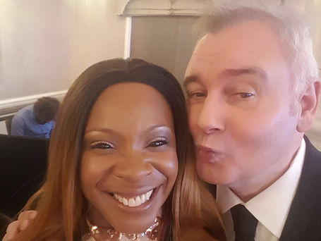 Sandi Bogle and Eamonn Holmes at the #BestHeroes event. @BestMagOfficial ‏