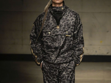 Archie Soames on the runway for Vivienne Westwood.