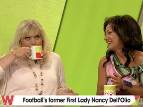 Nancy Dell'Olio appeared on ITV's Loose Women on Tuesday 17th July.