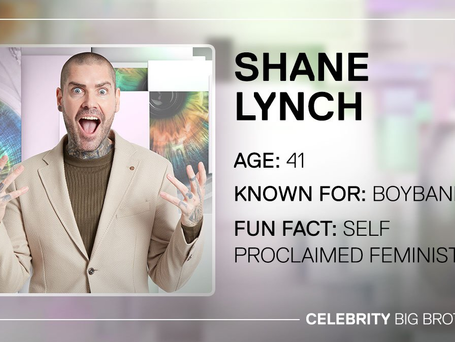 Shane Lynch enters the Celebrity Big Brother house!