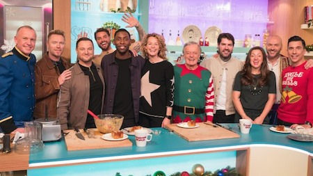 Shane Lynch and Boyzone were on Channel 4's 'Sunday Brunch' on Sunday 23rd December.