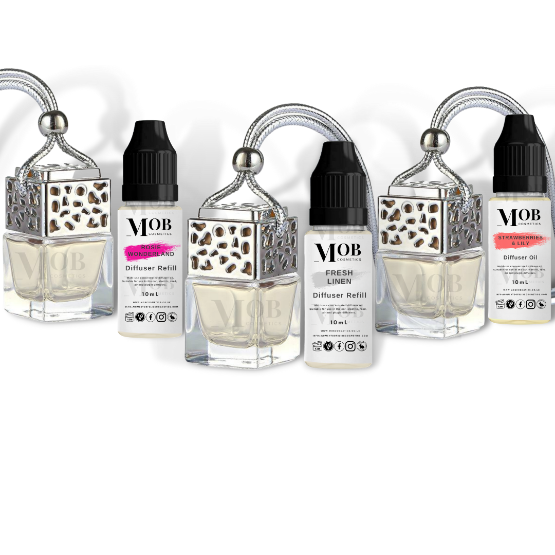 Linen Fresh Triple Car Diffuser Set