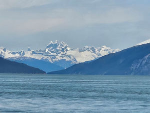 View of Snow-capped Mountain in Juneau Alaska
