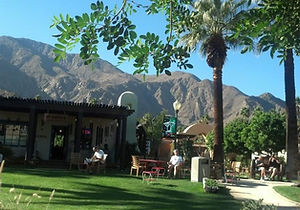 Courtyard of Koffi in North Palm Springs