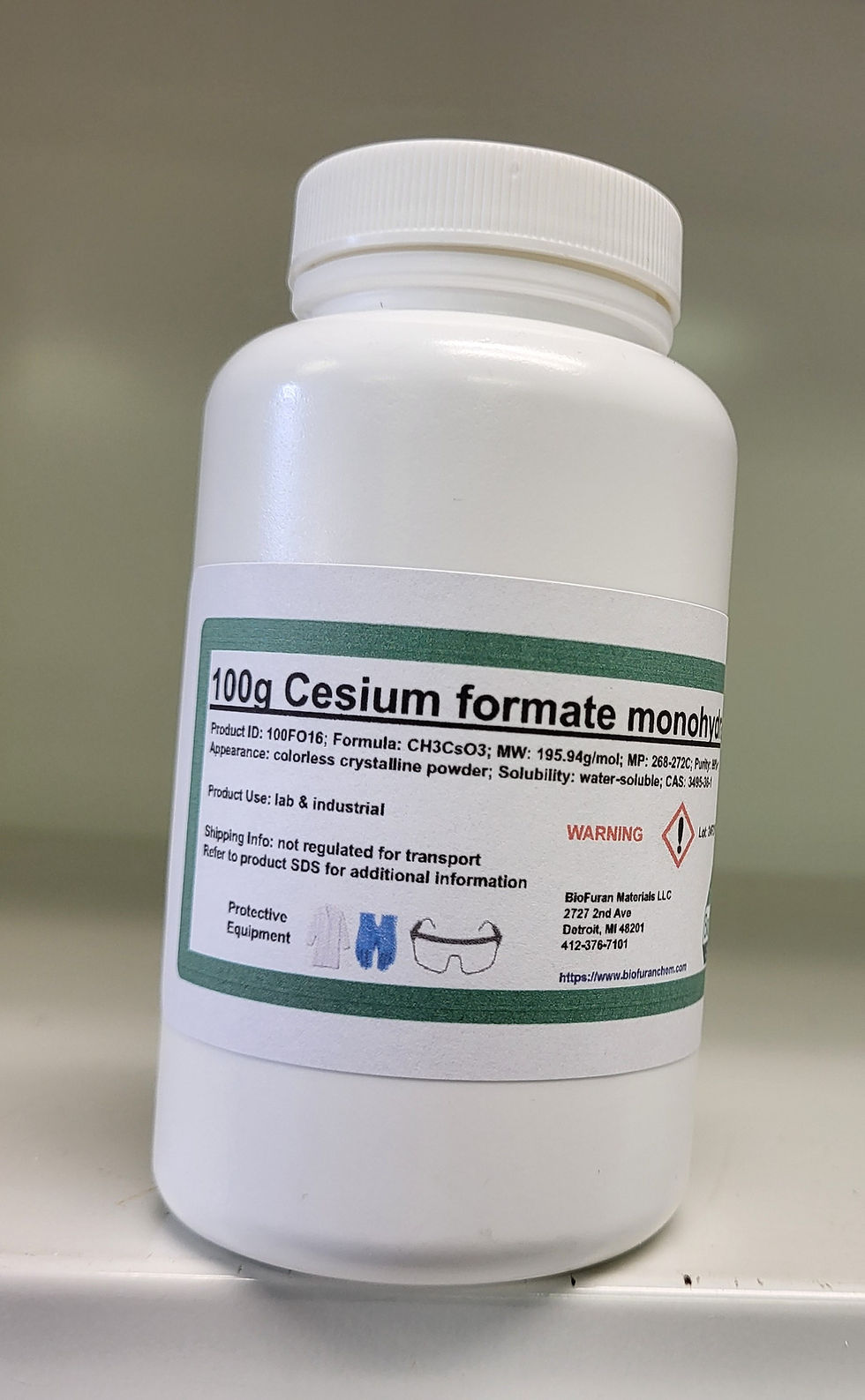 Thumbnail: Cesium formate monohydrate