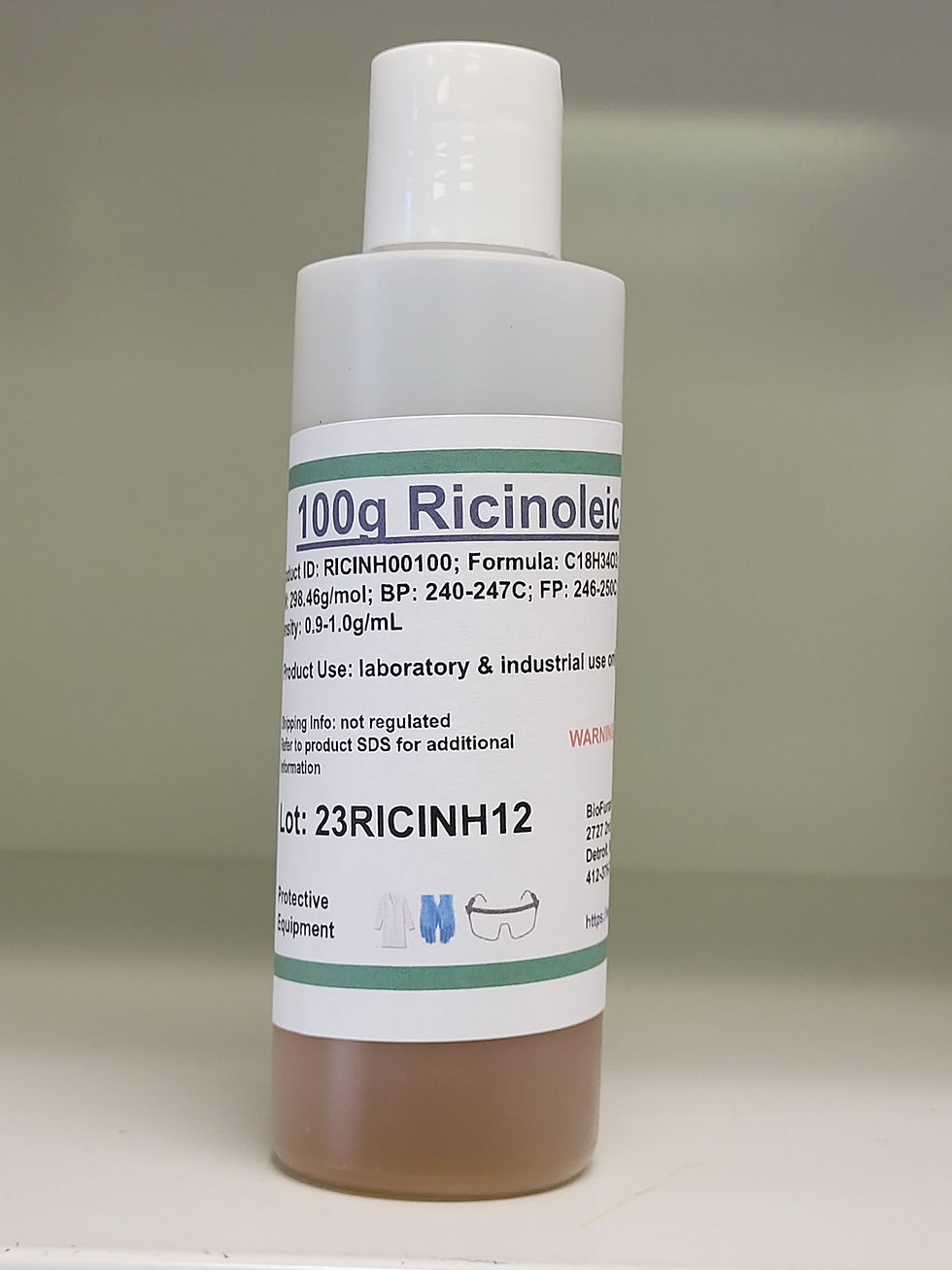 Thumbnail: Ricinoleic acid, CAS: 141-22-0