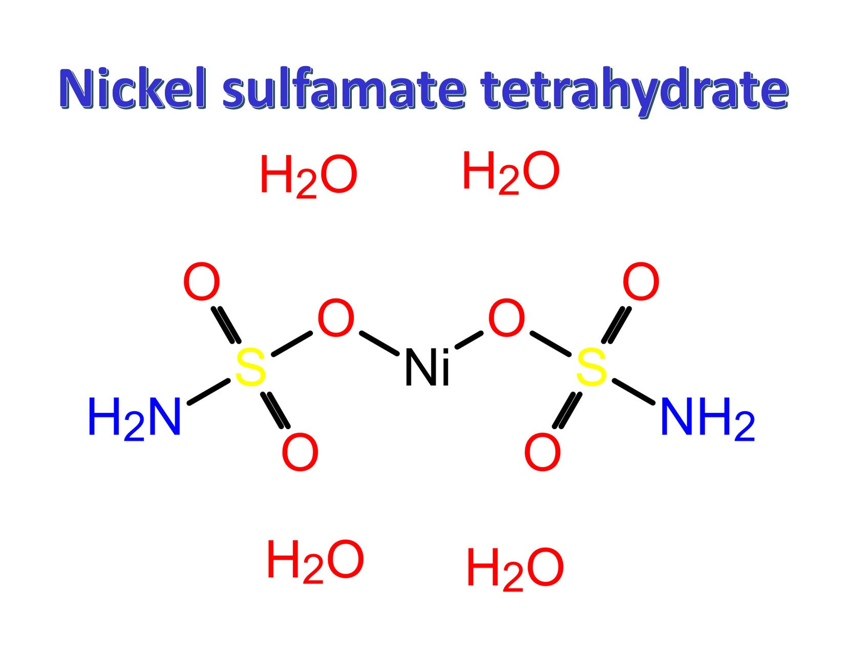 Nickel sulfamate tetrahydrate, CAS 124594-15-6