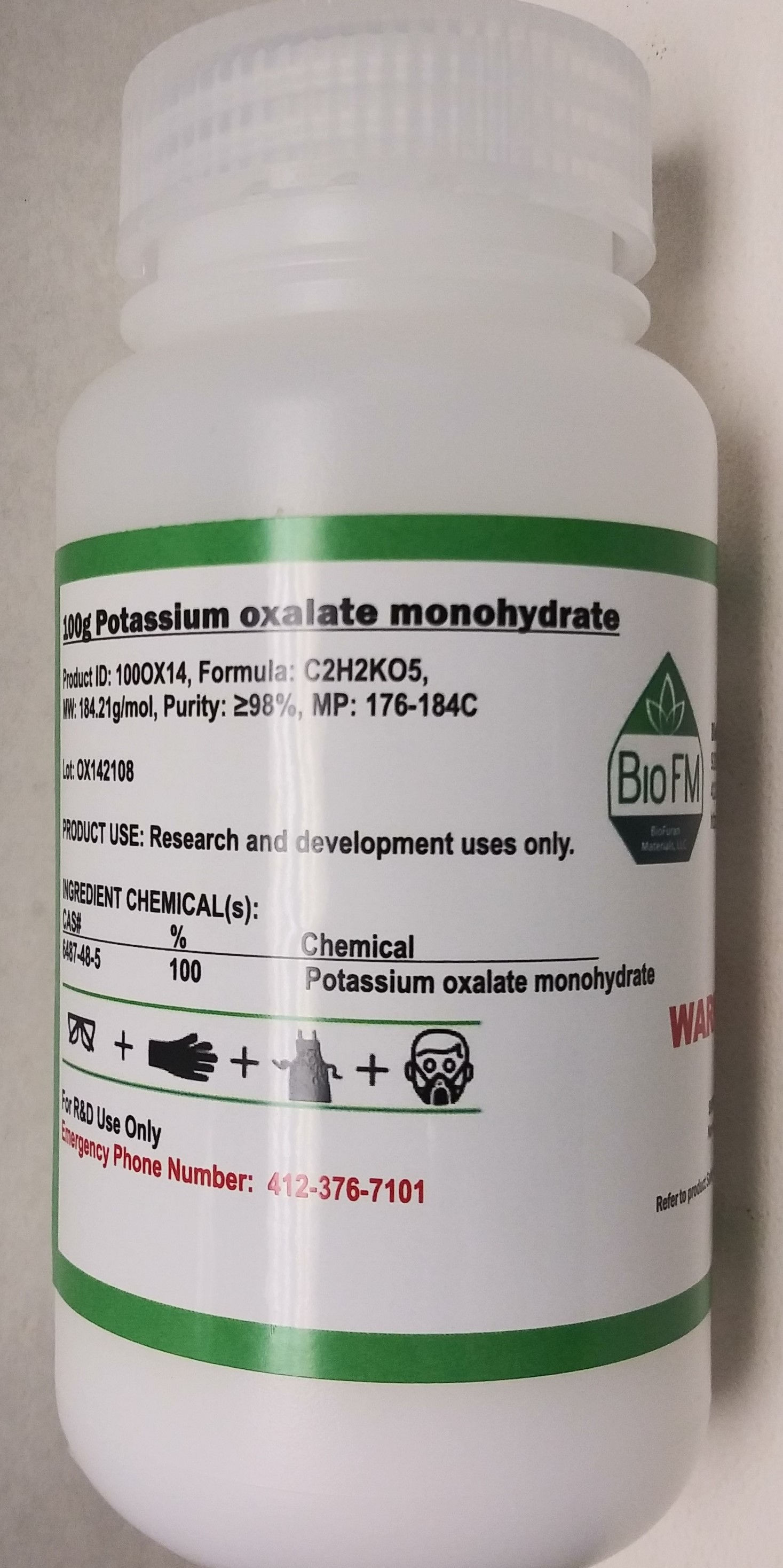 Potassium oxalate monohydrate
