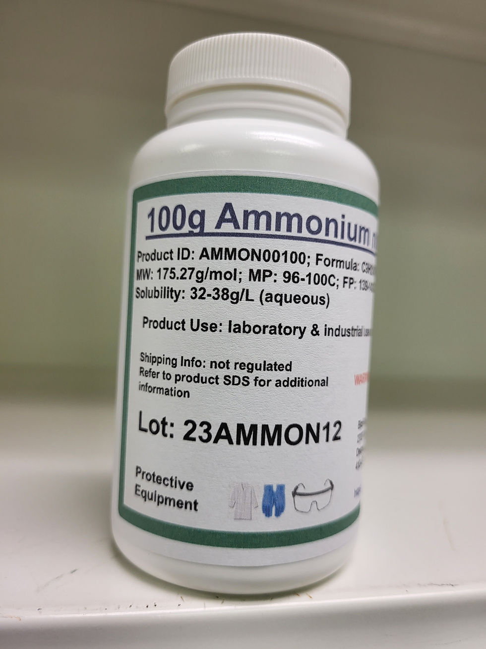 Thumbnail: Ammonium nonanoate, CAS 63718-65-0