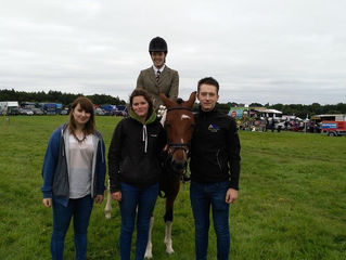 BELLA ONE OF OUR RESCUE HORSES, EXCELS AT TRIM SHOW