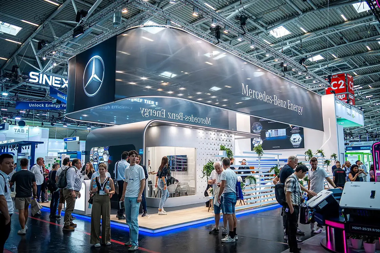 halls at Messe München for The smarter E Europe 2026