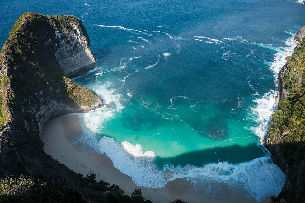 plage de Kelingking Beach, Bali, Nusa Penida