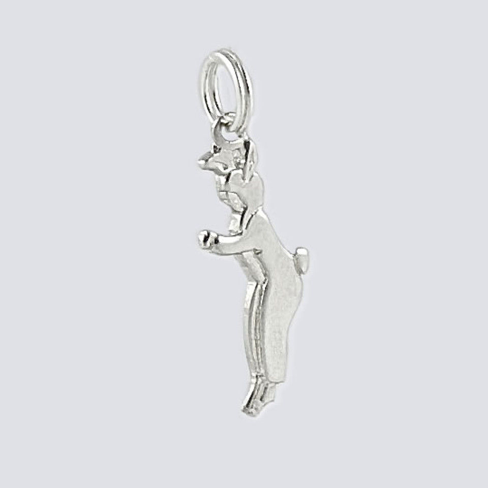 Silver Bunny Charm