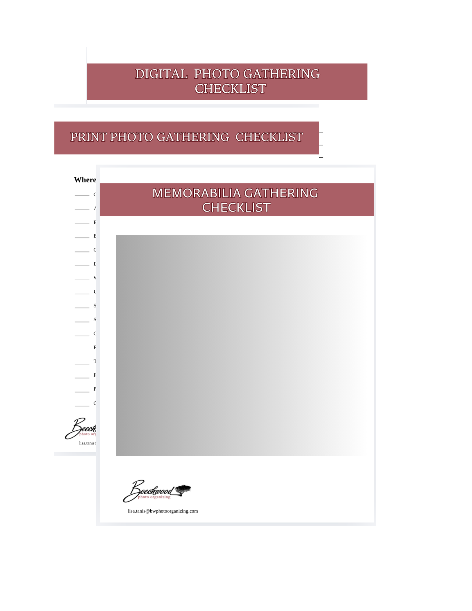 Free Printable Photo Organizing Checklist | Digital + Print Photo Organizing
