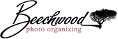 Beechwood Photo Organizing logo in black on a transparent background