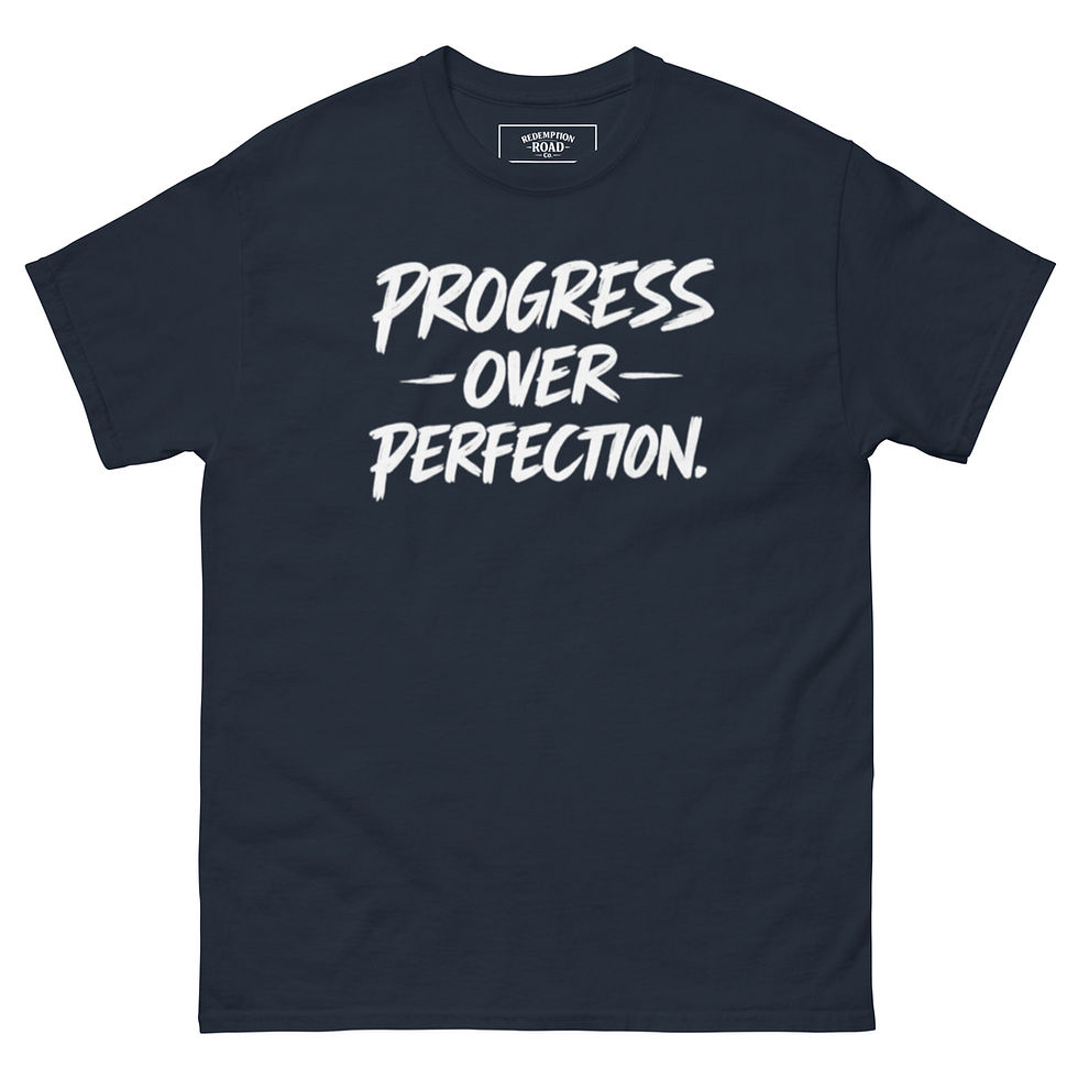 Thumbnail: Progress Over Perfection — Standard Edition Front Print