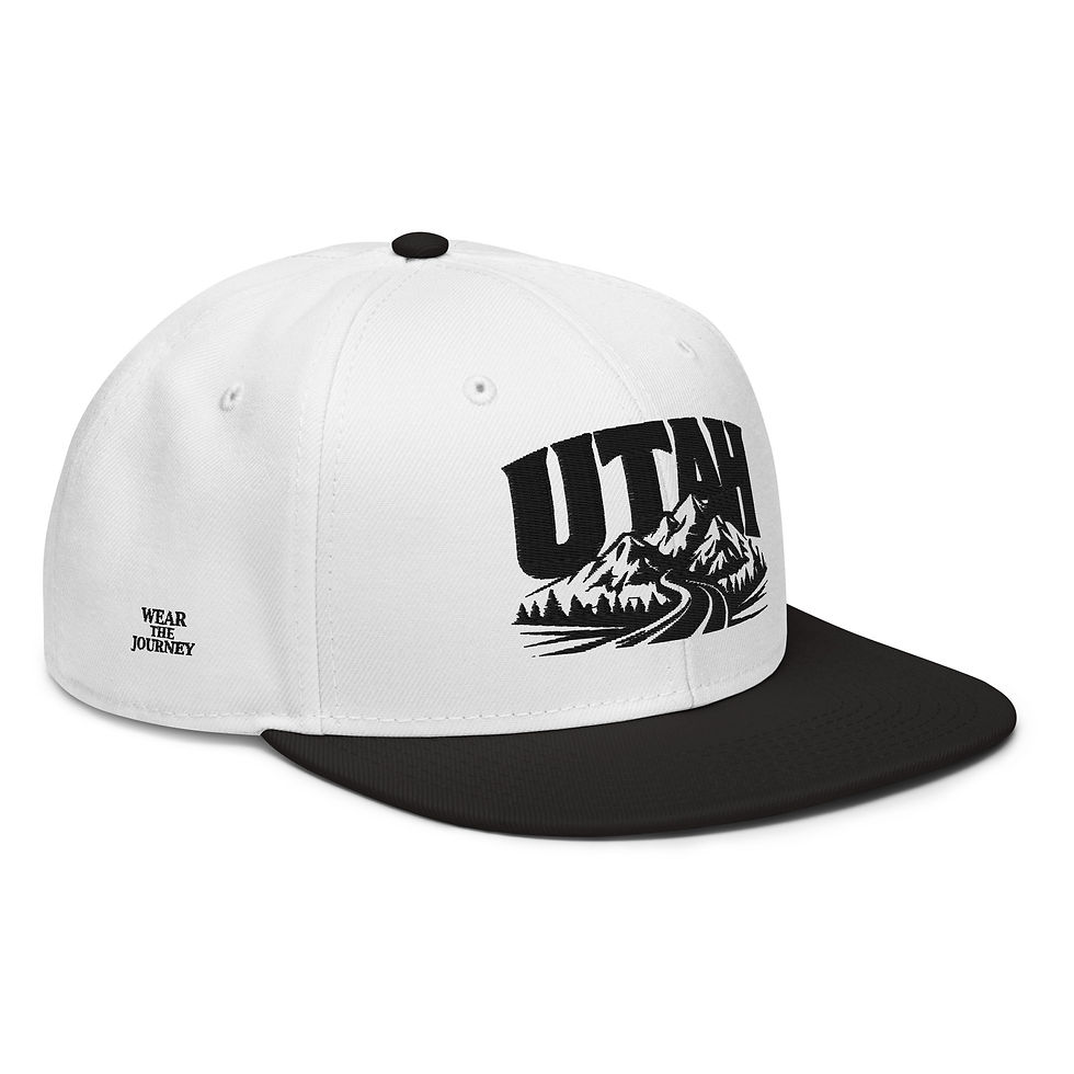 Thumbnail: Utah Roads Snapback Hat