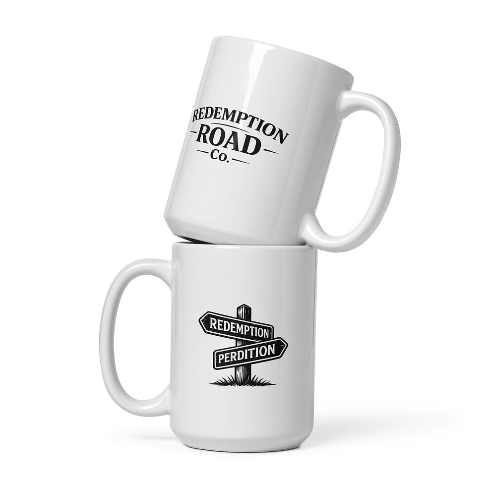 Thumbnail: Crossroads glossy mug