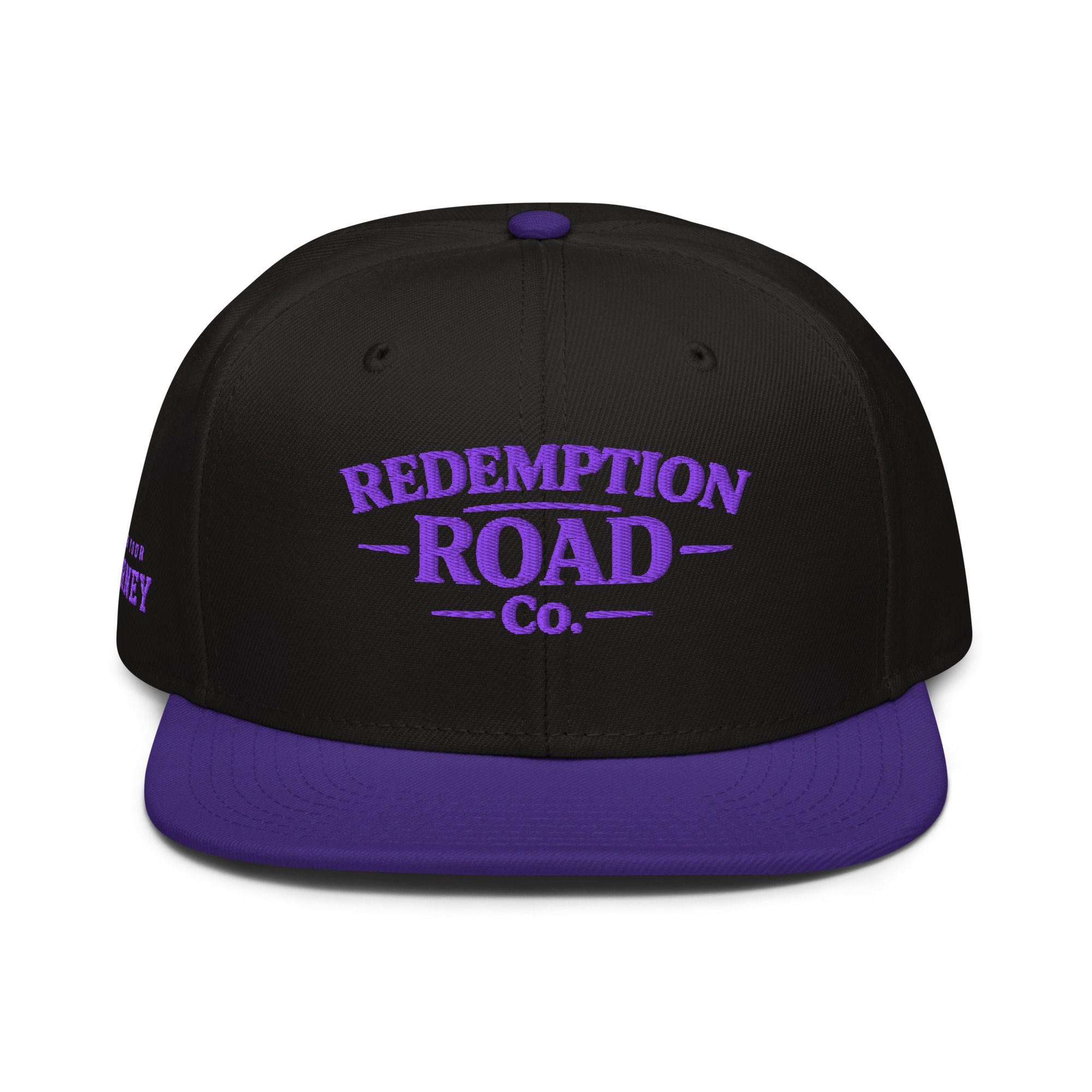 Redemption Road Co Purple Snapback Hat