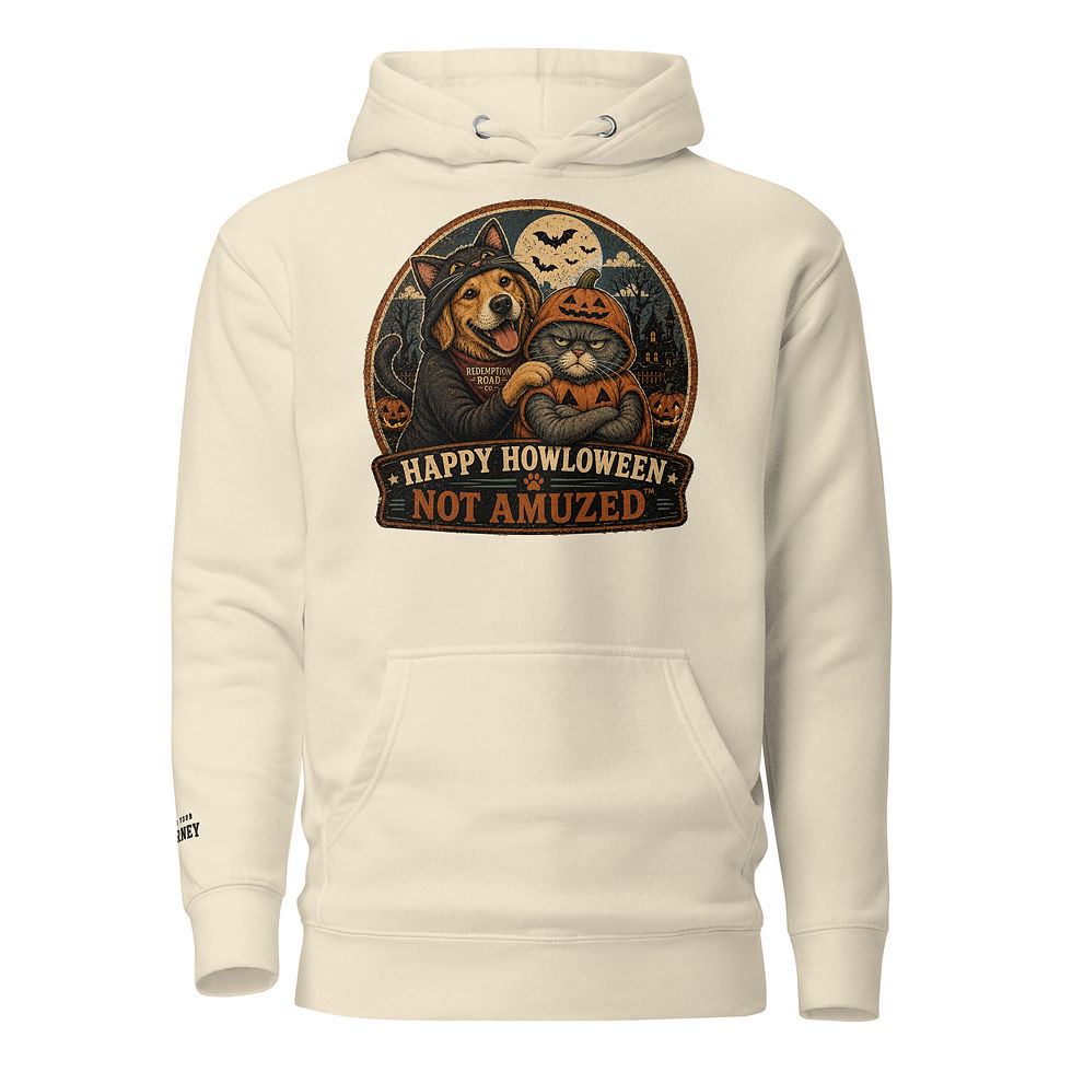 Thumbnail: Redemption Road Co. Happy Howloween / Not Amuzed™ Premium Hoodie
