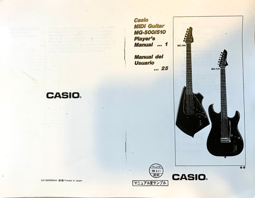 Circa 1986 Casio MG500 | Guitar Galactica