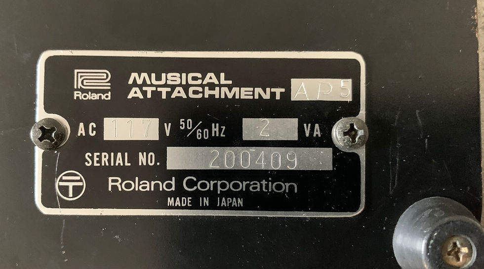 Thumbnail: 1970's Roland Phase Five