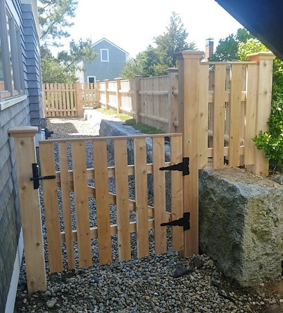 Open Board Fence