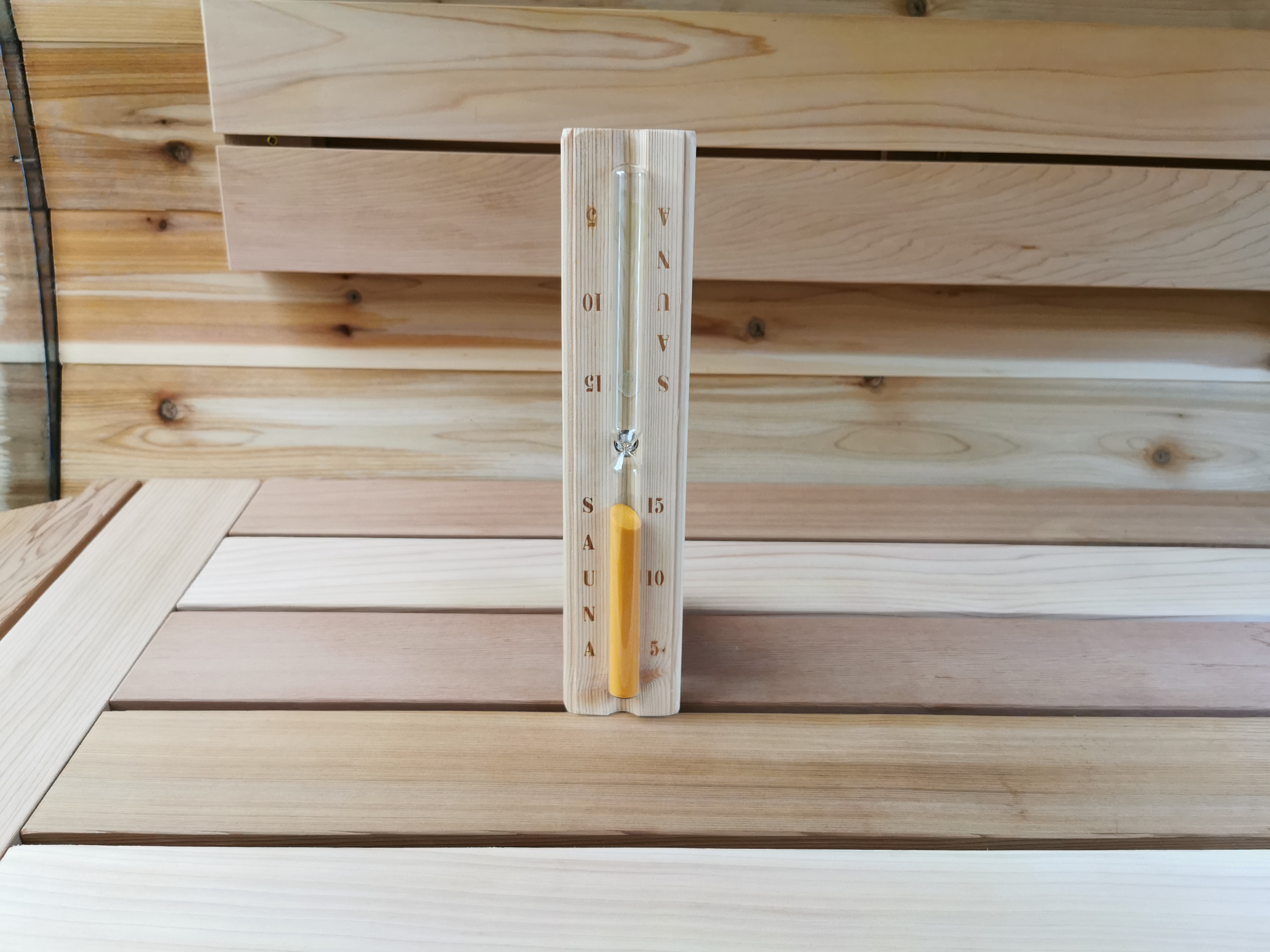 Sablier pour sauna