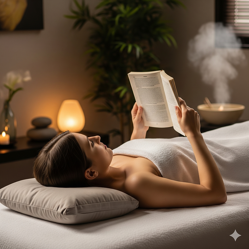 Lecture au spa