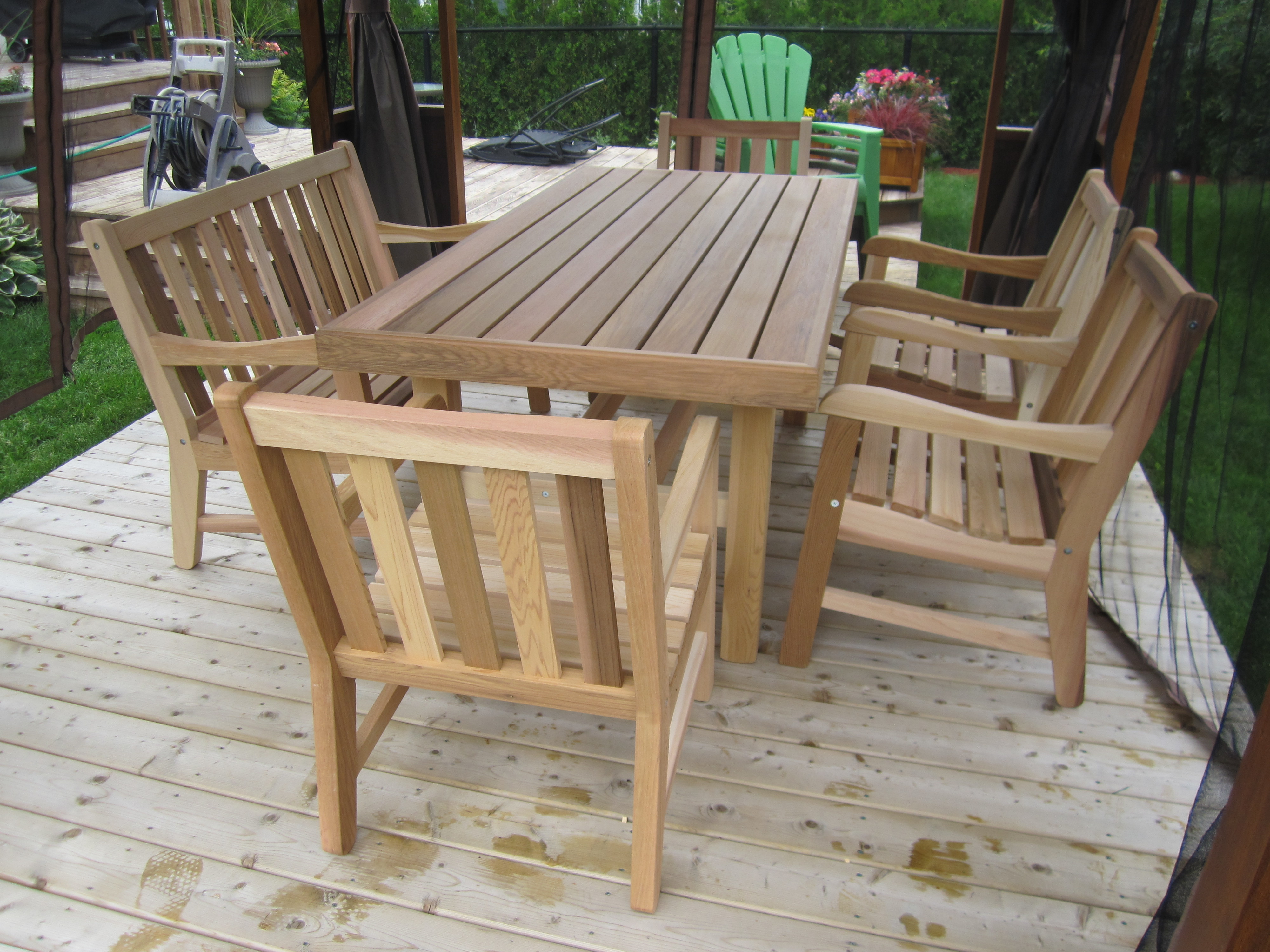 Ensemble Champêtre Fauteuil et Banc Sélect