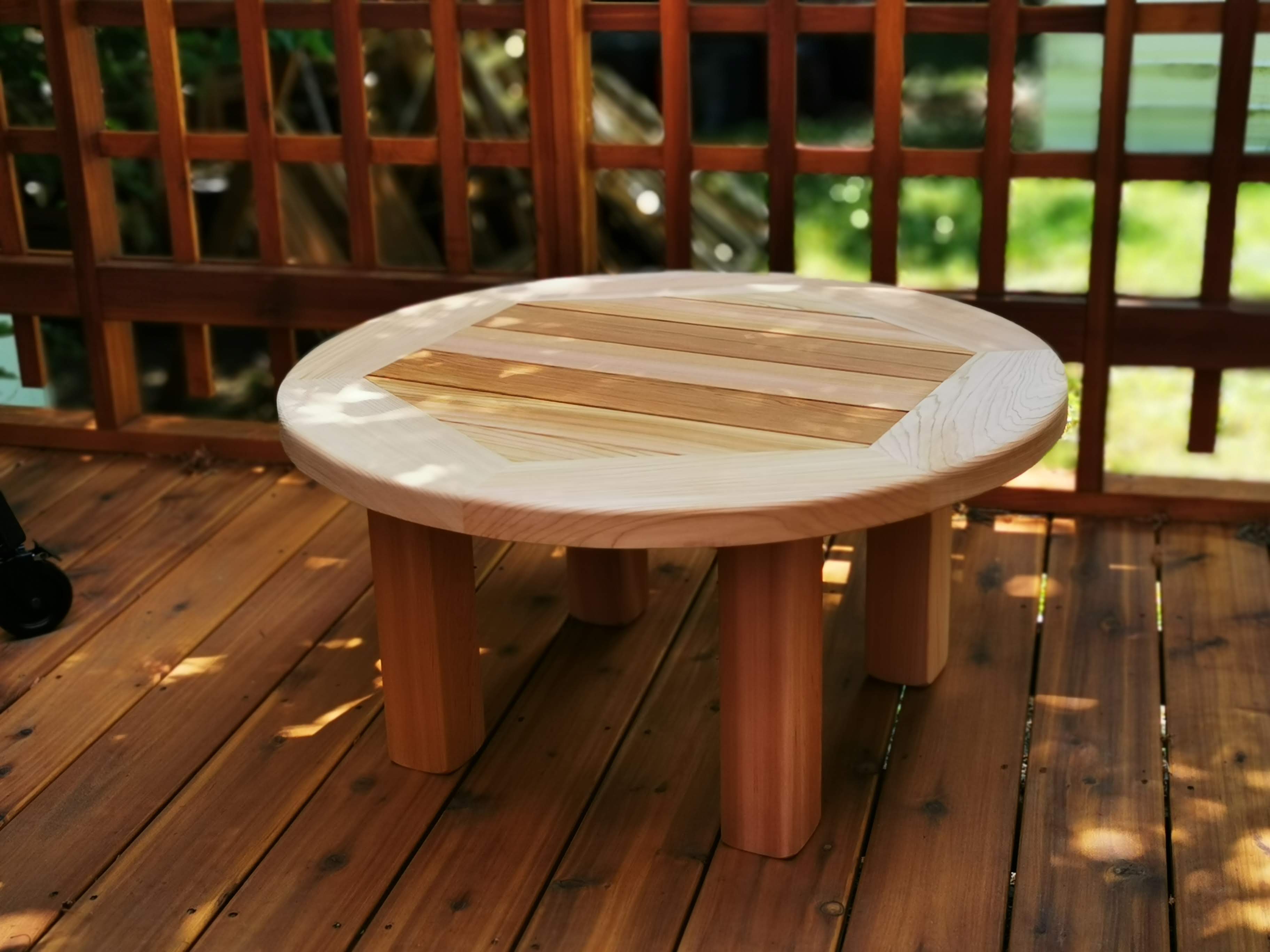 Table basse Ronde 32" Champêtre - Sélect