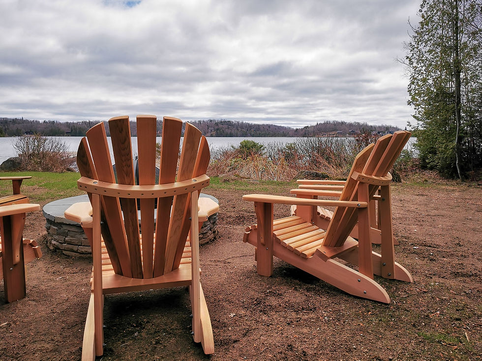 Miniature : Chaise Adirondack Champêtre