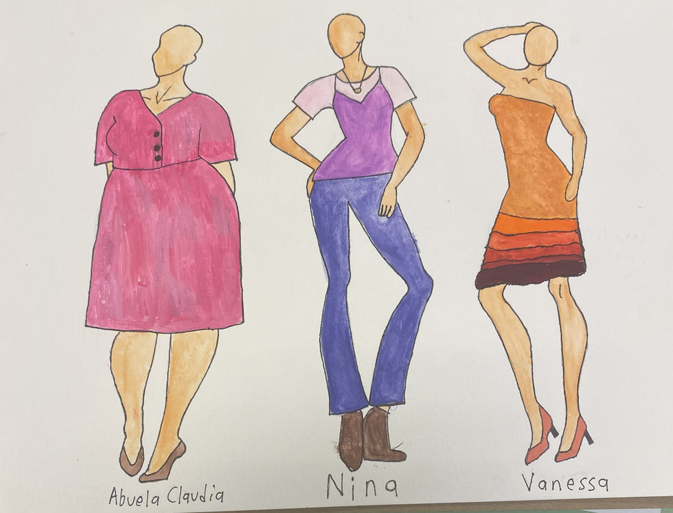 In The Heights Costume Sketches