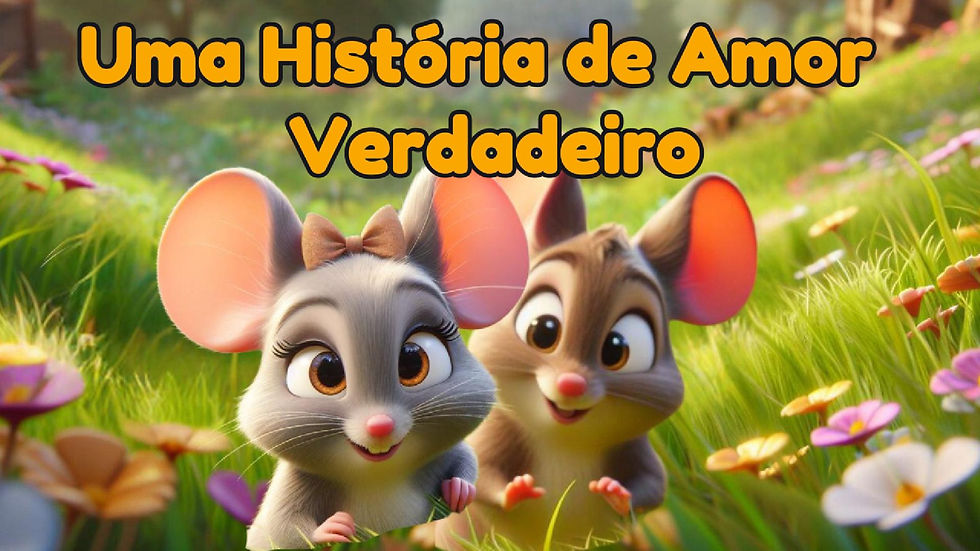 História Infantil - Os Ratinhos Apaixonados.