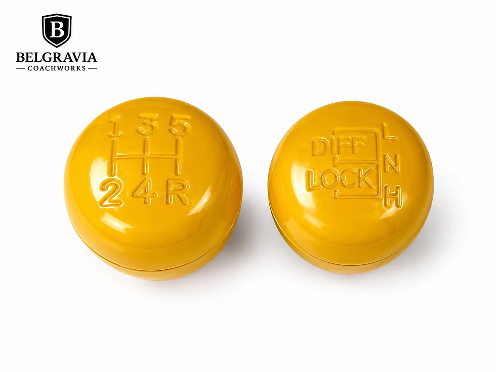 Thumbnail: Forged Aluminium gear knob set R380