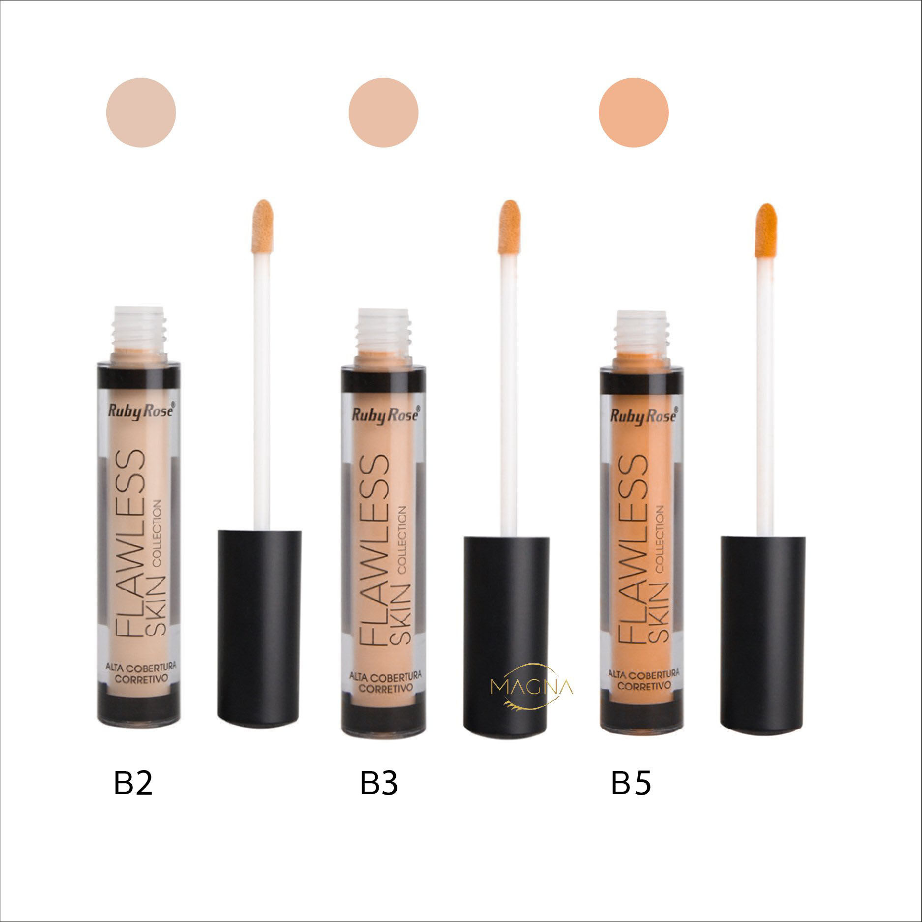 Corrector Líquido Flawless Beige Ruby Rose