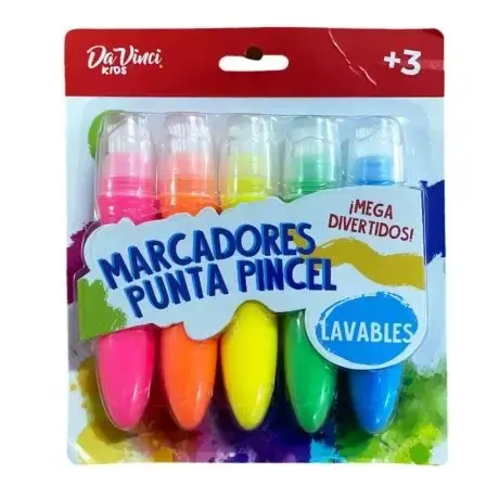 Marcadores Punta PincelLavables Da Vinci