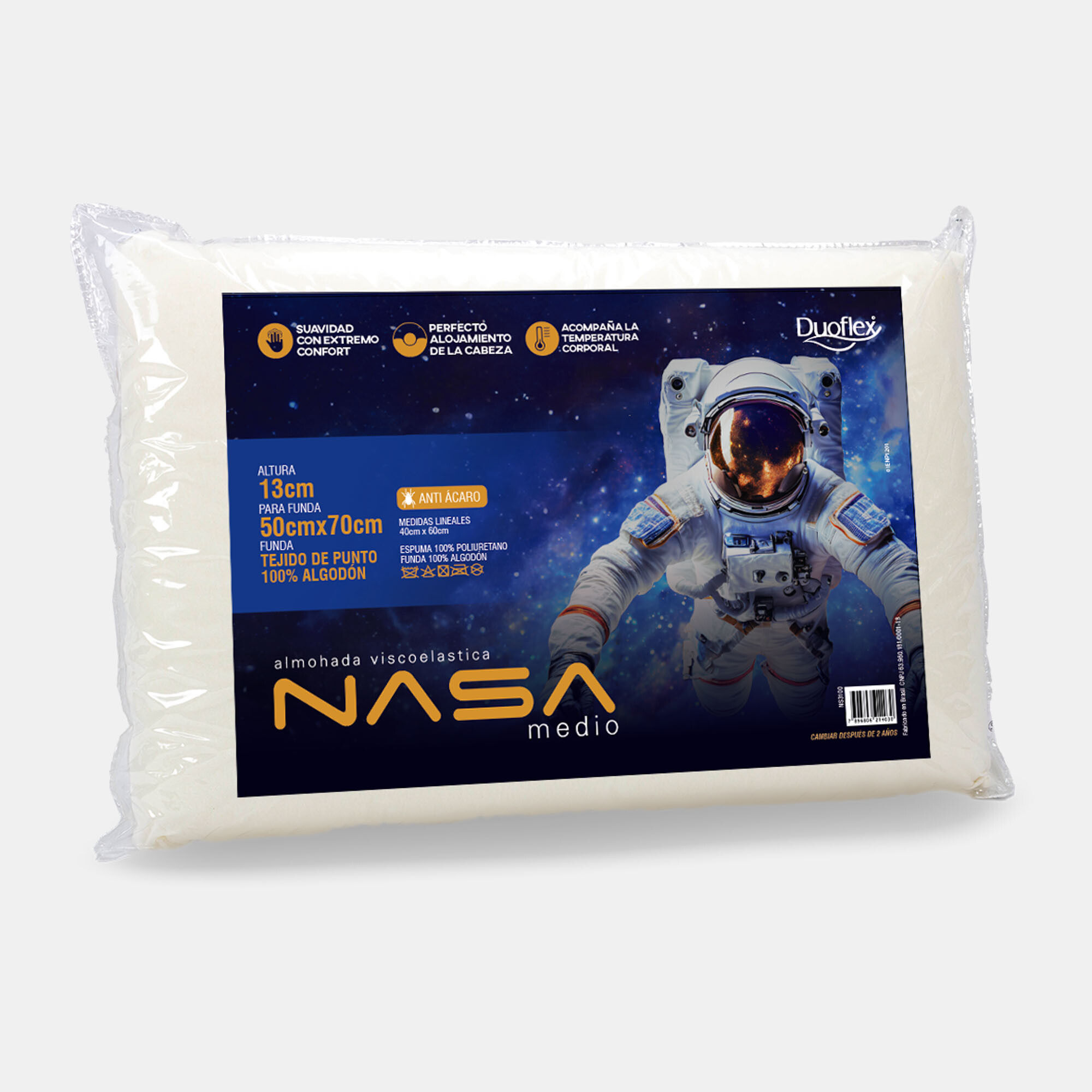 Almohada Nasa Duoflex - Viscoelastica