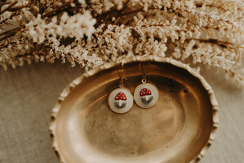 Thumbnail: Mushroom Earrings