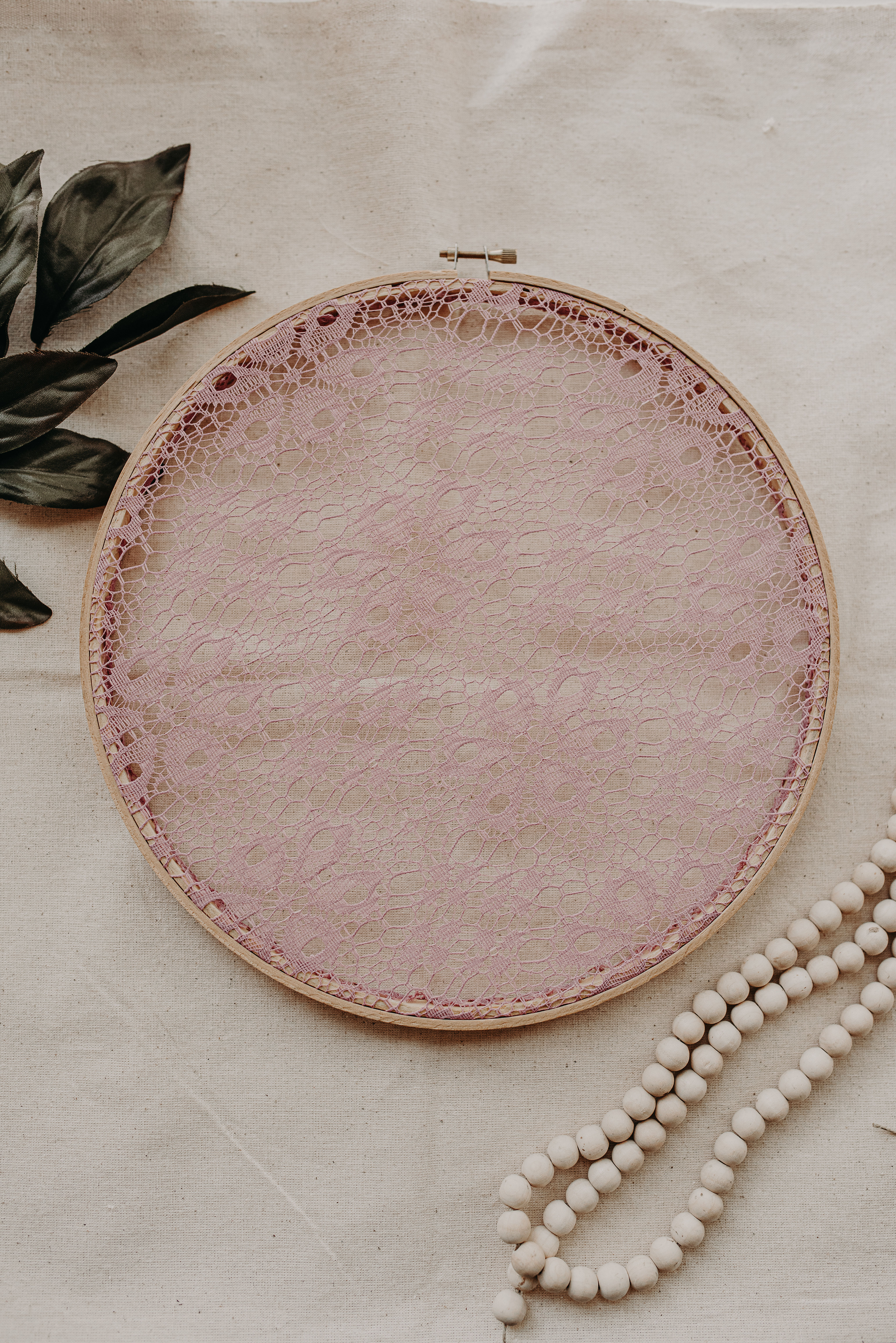 Large Earring Holder Hoop - 10in Hoop