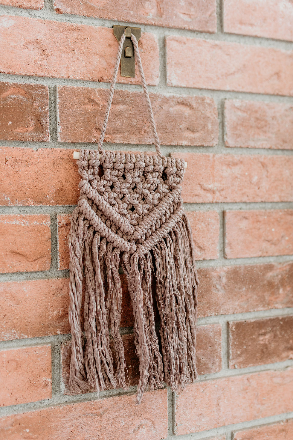 Thumbnail: "Bella" Macrame Wall Hanging -Muted Brown