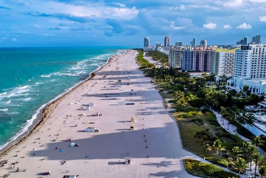 Overlooking Miami Beach