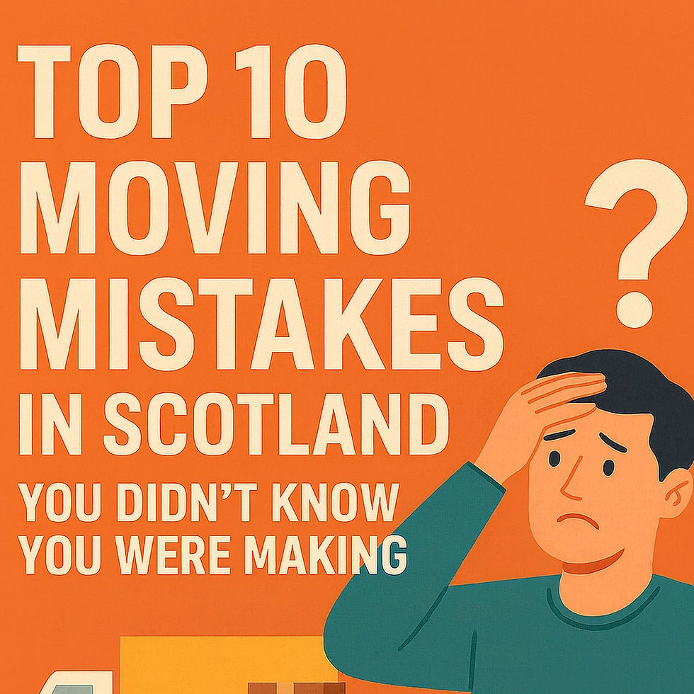 Top 10 Moving Mistakes in Scotland