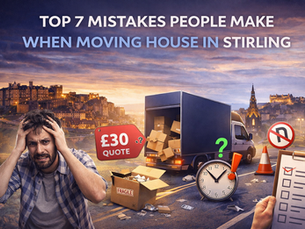 Top 7 Mistakes People Make When Moving House in Stirling