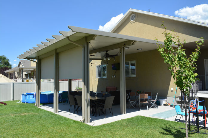 Roller Shades for Custom Built Awnings Salt Lake City Utah