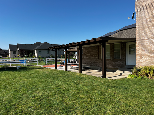 Custom Newport Awning for Patio, Porch, Storefront, or Business Salt Lake City Utah