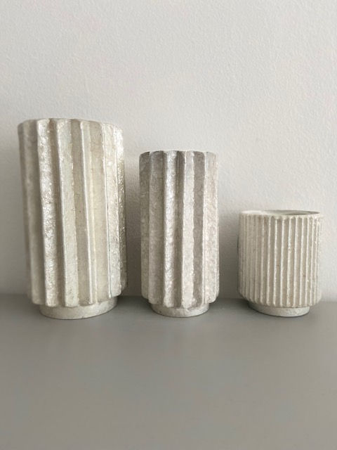 VASE CAP PULP OFF WHITE