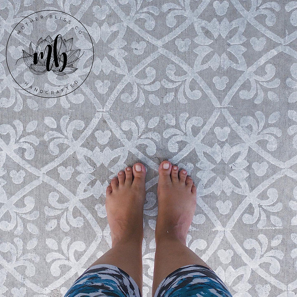 Hidden Mouse Wall Wood and Floor STENCIL | Reusable | Multiple Sizes | Mandala M