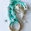 Thumbnail: Mint Solid Cotton Fabric Bead Necklace | Great for Breastfeeding and Nursing | O